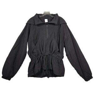 CALIA by Carrie Underwood Women’s SMALL Black Hooded Windbreaker NWT (MSRP $118)